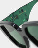 Gucci GG0956S-001 54 Sunglasses Black/Green