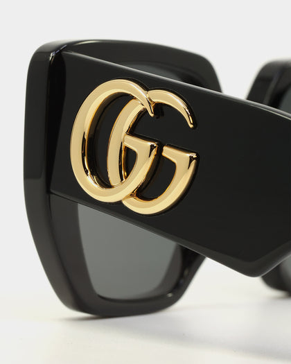 Gucci GG0956S-003 54 Sunglasses Black/Black/Grey Culture Kings NZ