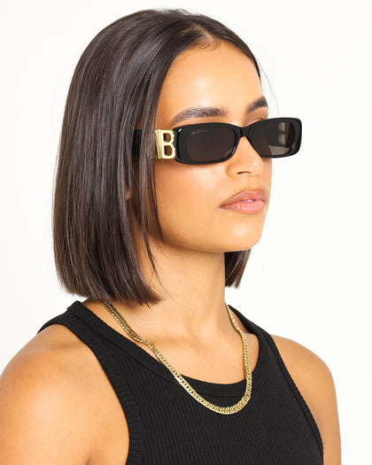 Balenciaga BB0096S001 Dynasty Sunglasses Black