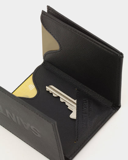 Saint Morta Trihold Wallet Black