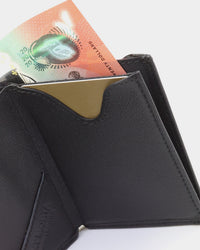 Saint Morta Trihold Wallet Black