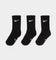 Nike Kids' Cushioned Crew 3 Pack Black