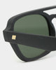 Le Specs Unwritten Straw Sunglasses Black