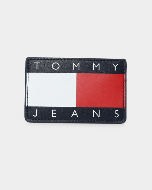 Tommy Jeans Card Wallet and Keychain Set Twilight Navy