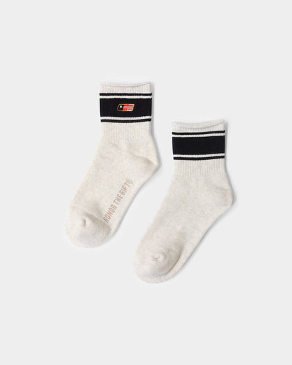 Honor The Gift Women's C-Fall Mid Retro Socks Black