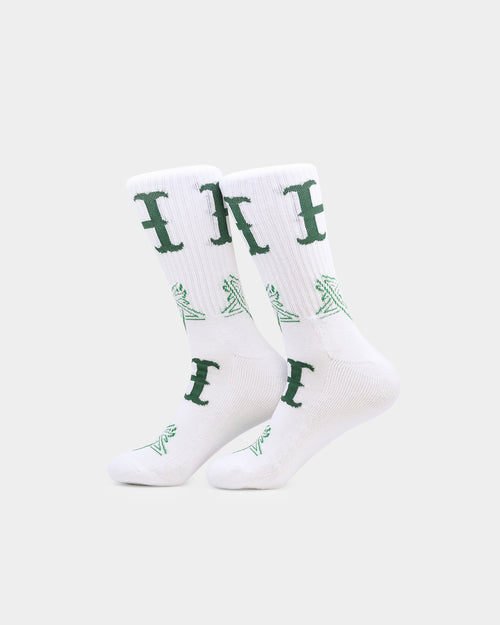 HUF Duality Socks White