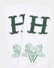HUF Duality Socks White