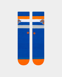 Stance New York Knicks Stripe Crew Socks Navy