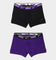 Nike Everyday Stretch Cotton Trunks 2 Pack Purple/Black