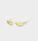 PYRA El Capitan Sunglasses Cream Marble/Light Yellow Lens