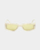 PYRA El Capitan Sunglasses Cream Marble/Light Yellow Lens