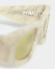 PYRA El Capitan Sunglasses Cream Marble/Light Yellow Lens