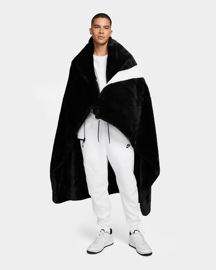 Nike Faux Fur Blanket Black/White Culture Kings NZ