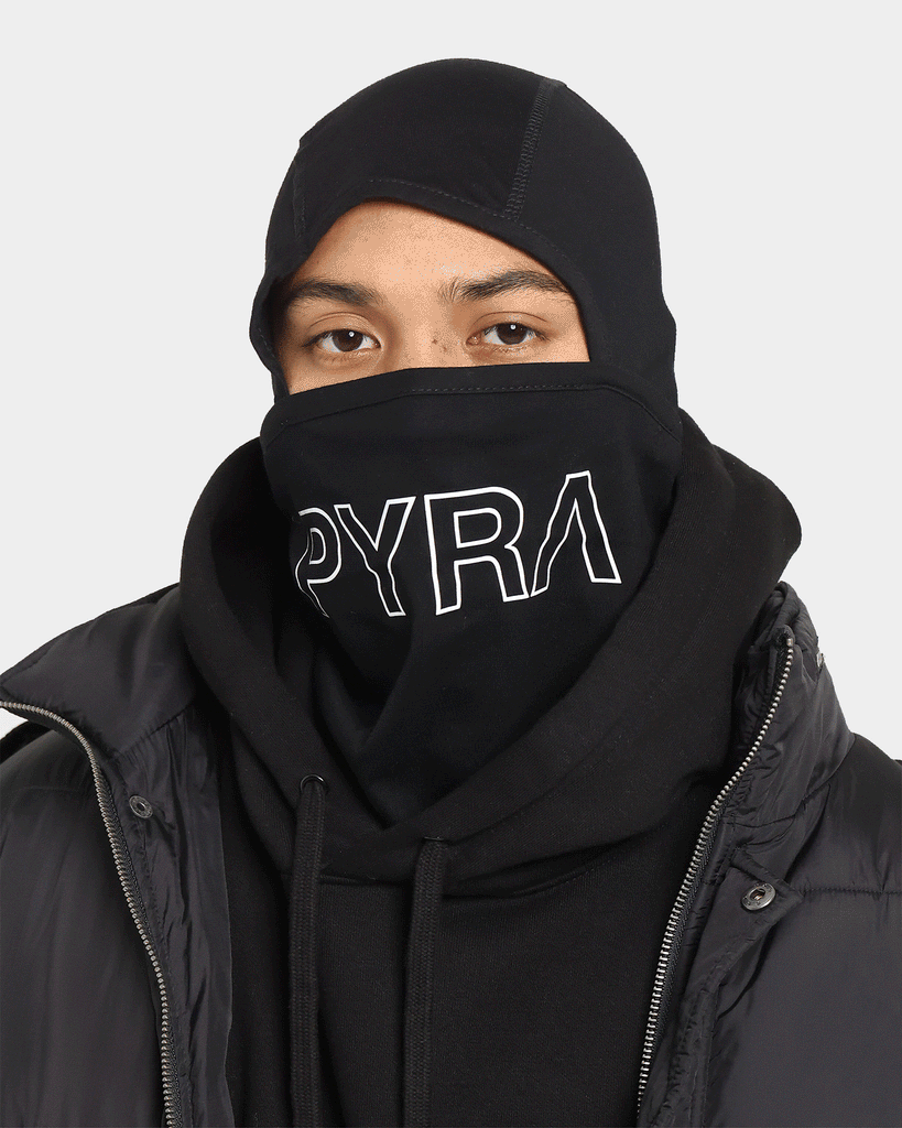PYRA Alpine Balaclava Black Culture Kings NZ