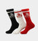 Carré Gasoline Sock 3 Pack Multi-Coloured