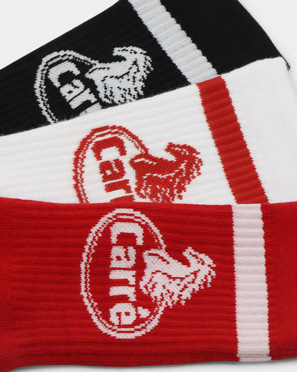 Carré Gasoline Sock 3 Pack Multi-Coloured
