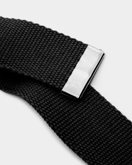 X-Girl Mills Logo Web Belt Black