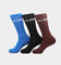 X-Large Unisex 91 Text Sock 3 Pack Multi-Coloured