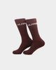 X-Large Unisex 91 Text Sock 3 Pack Multi-Coloured