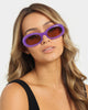 Le Specs Outta Trash Sunglasses Purple