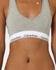 Calvin Klein Women's Modern Cotton Line Extensions Bralette Grey Heather