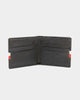 Carre Classic Wallet and Keychain Set Black/Red/White