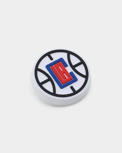Crocs Los Angeles Clippers Logo Jibbitz Charm Original Team Colours