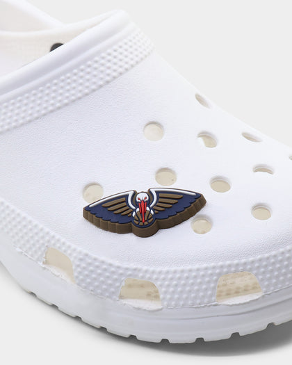 Crocs New Orleans Pelicans Logo Jibbitz Charm Original Team Colours