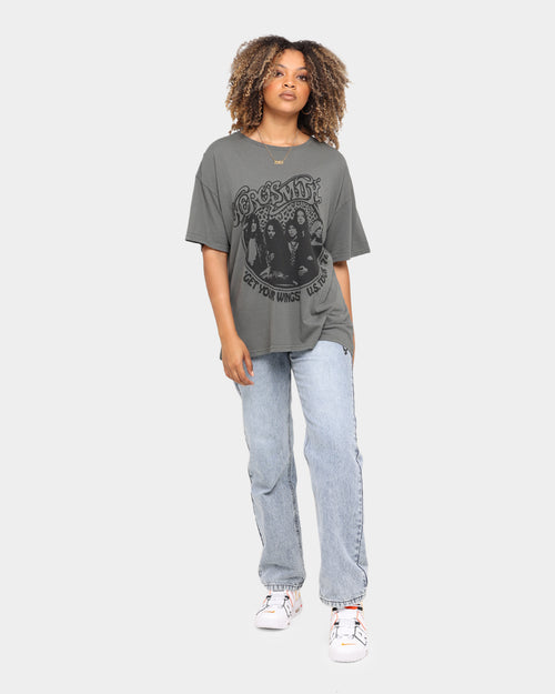 Bravado Women's Get Your Wings Short Sleeve T-Shirt Charcoal