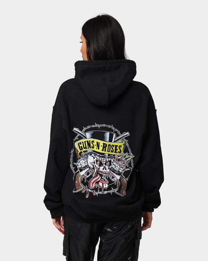Guns N Roses Bleeding Skull Hoodie Black