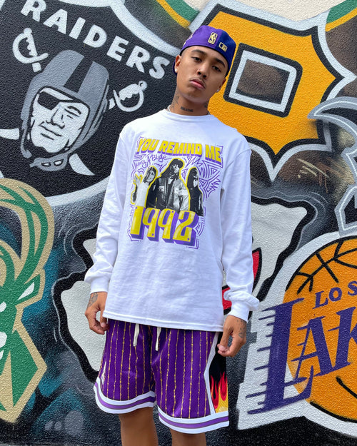 Bravado You Remind Me 1992 Long Sleeve Vintage T-Shirt White