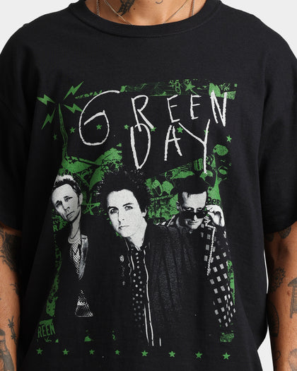 Green Day Green Lean T-Shirt Black