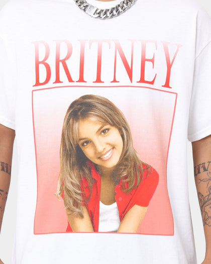Britney Spears Britney Homage T-Shirt White