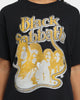 Black Sabbath Portrait Loop Vintage T-Shirt Black