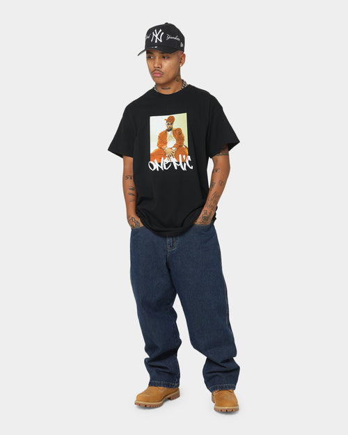Nas One Mic T-Shirt Black