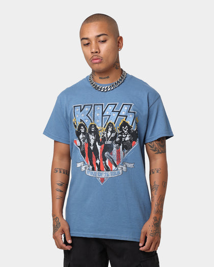 KISS Spirit Of '76 Tour T-Shirt Indigo Blue