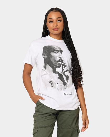 TUPAC Keep Ya Head Up T-Shirt White