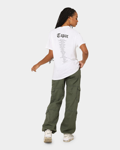 TUPAC Keep Ya Head Up T-Shirt White