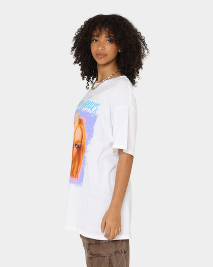 Britney Spears 80s Pastel T-Shirt White