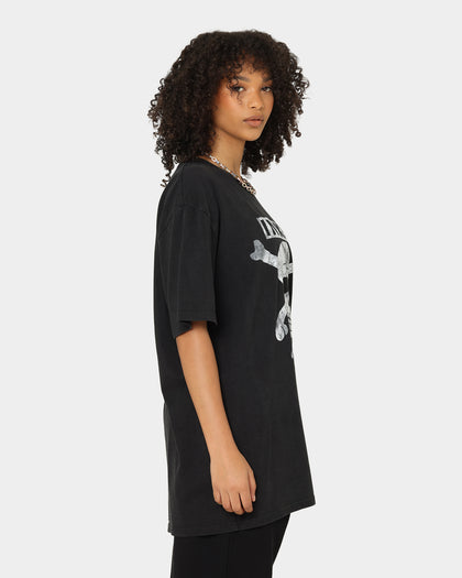 INXS Abandon Crewneck T-Shirt Washed Black