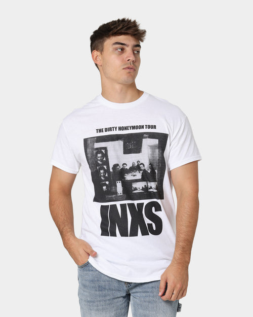 INXS The Dirty Honeymoon Tour T-Shirt White