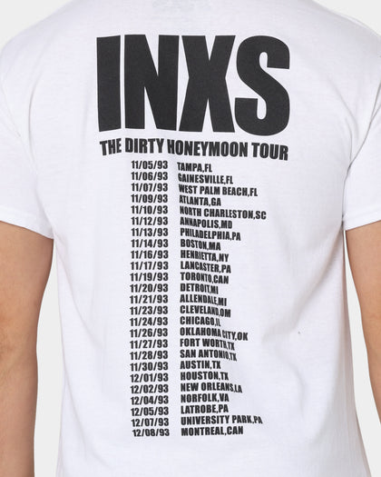 INXS The Dirty Honeymoon Tour T-Shirt White