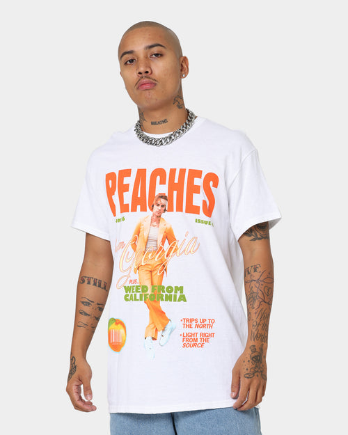 Justin Bieber Peaches T-Shirt White