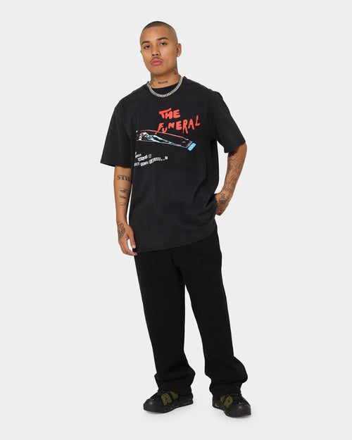 YUNGBLUD Universal Music X YUNGBLUD The Funeral Vintage T-Shirt Washed Black