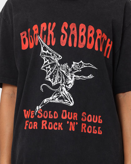 Black Sabbath Sold Our Soul Vintage T-Shirt Washed Black