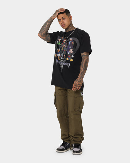 Disney Kingdom Hearts Vintage T-Shirt Washed Black