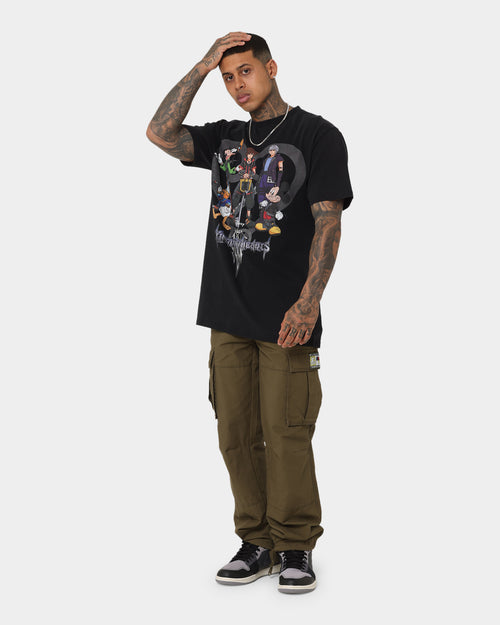 Disney Kingdom Hearts Vintage T-Shirt Washed Black