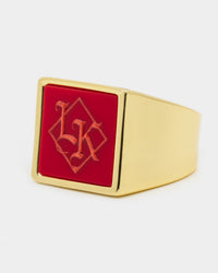 Last Kings The Throne Ring Red/Gold