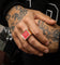 Last Kings The Throne Ring Red/Gold