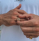 Saint Morta Letter Championship Ring Iced Gold